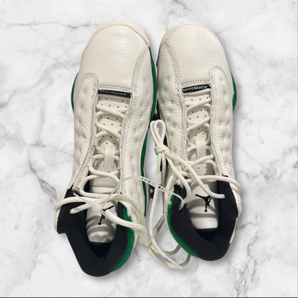 Nike Air Jordan 13 Sail Pine Green HQ0780-103 Size 5.5Y - Picture 4 of 6